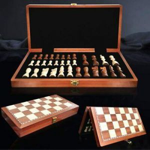 ציוד שחמט לוחות וכלים סט שחמט איכותי מעץ